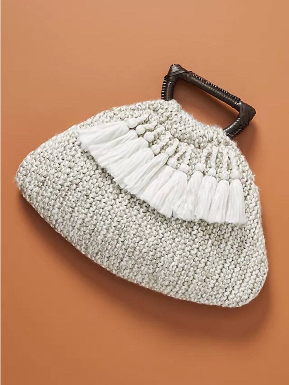 Anthropologie Woven Metallic Mini Tote Bag